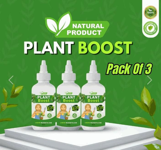 Plant Boost Liquid Biofertilizer for All Crops, Organic (BUY 1 GET 2 FREE)